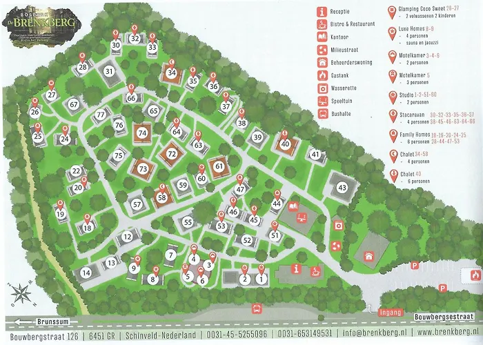 Bospark De Brenkberg モーテル